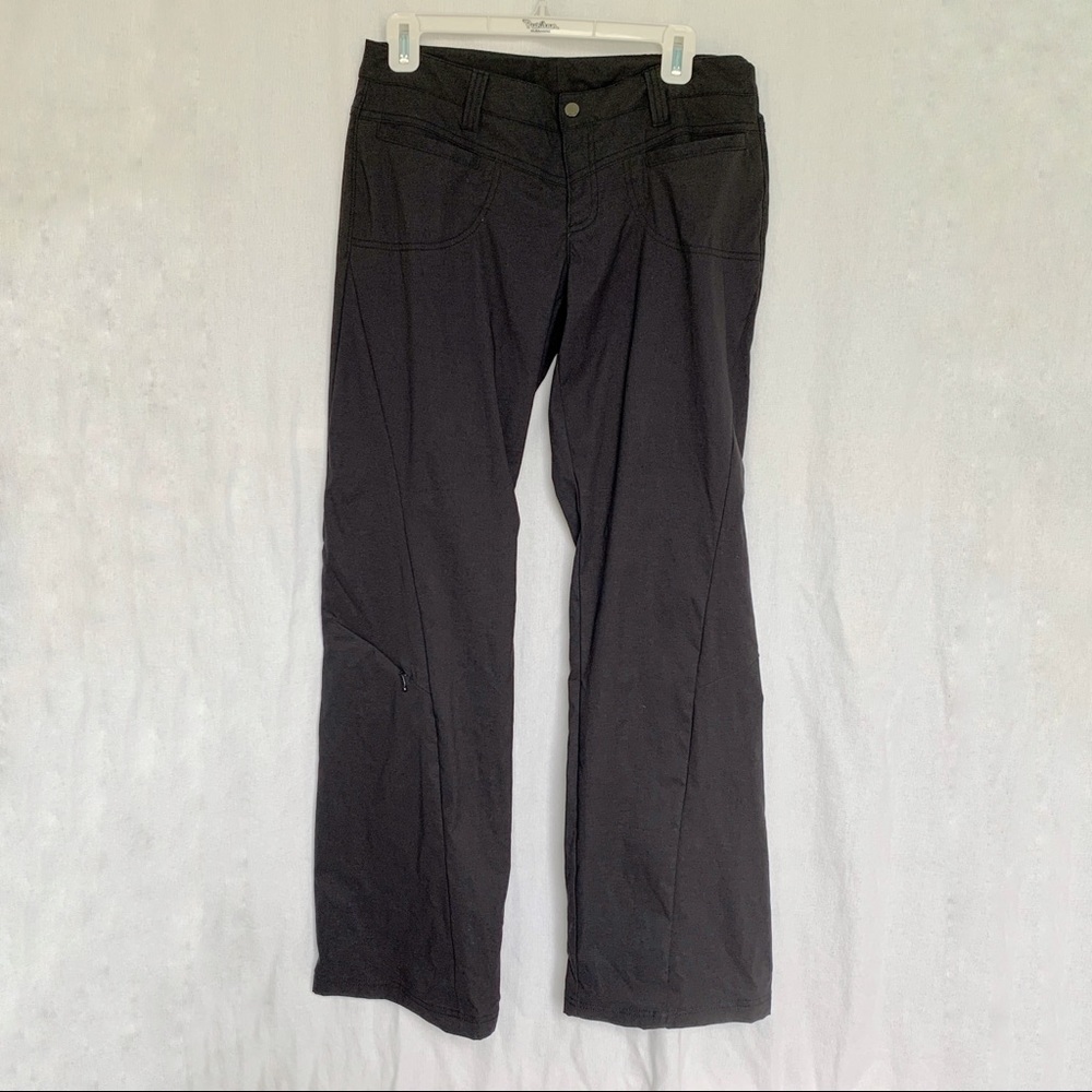 Athleta // Black Dipper Wide Leg Pants 6